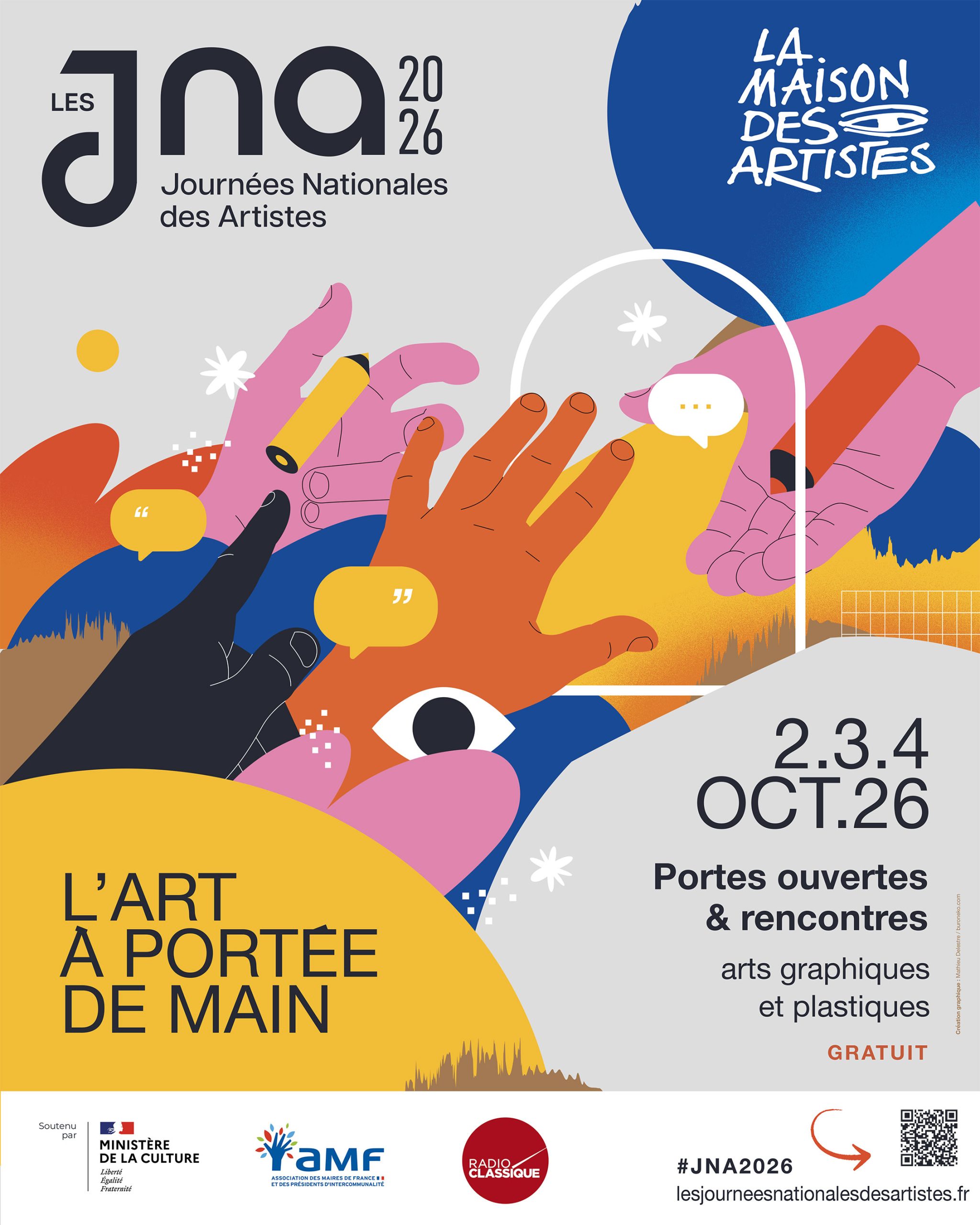 Affiche-nationale RS 2-scaled Affiche Journées Nationales des Artistes 2026